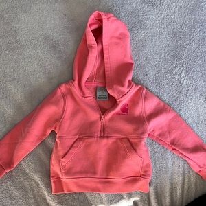 Carhartt toddler half zip sweatshirt